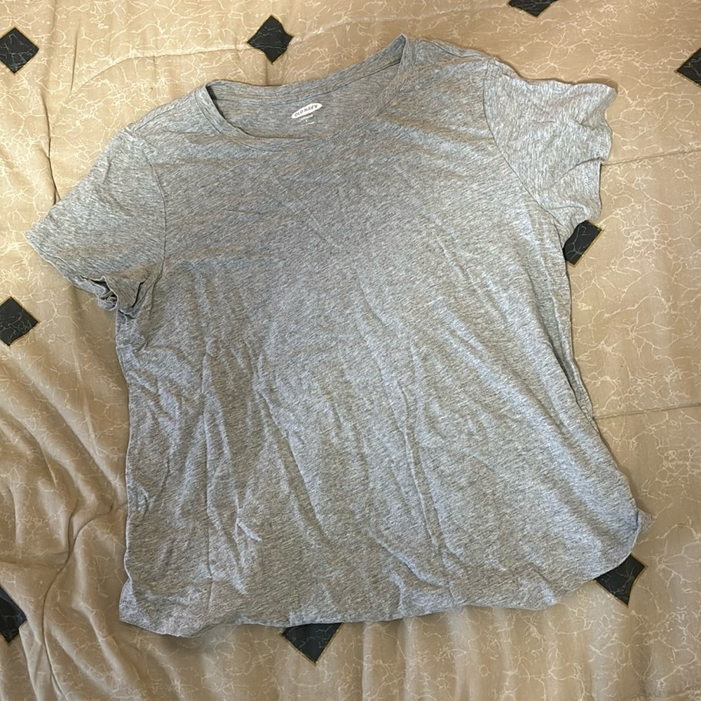 OLD NAVY EVERYWEAR, S, grey, short sleeve T-shirt